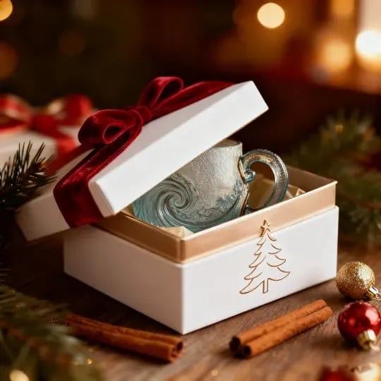 🎄Christmas Best Gifts🔥Unique Handcrafted Sea Glass Ocean Wave Mug🎁Free Gifts